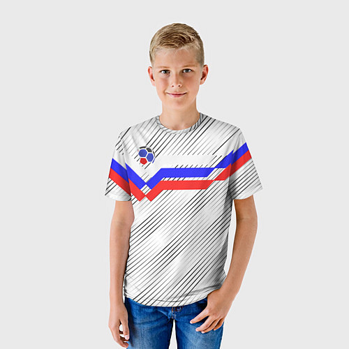 Детская футболка Российский футбол / 3D-принт – фото 3