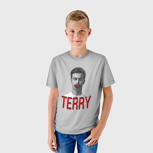 Детская футболка Terry Face / 3D-принт – фото 3