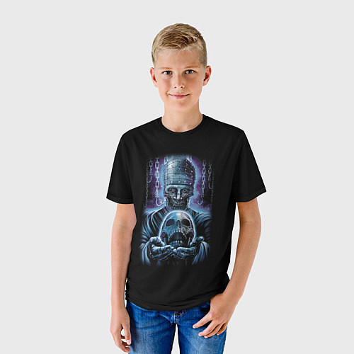 Детская футболка Зомби с черепом / 3D-принт – фото 3