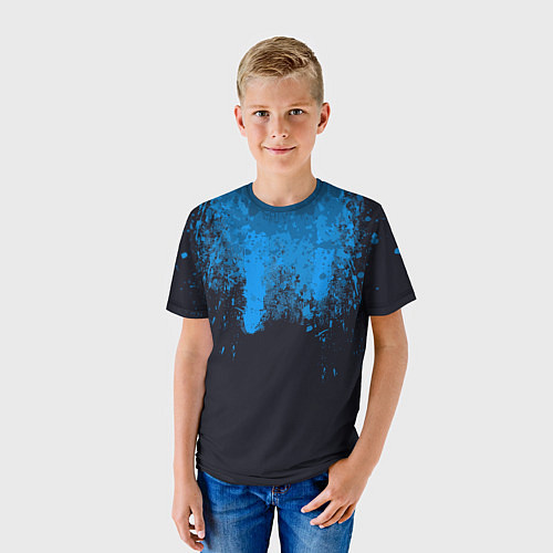 Детская футболка Android Blood: Blue / 3D-принт – фото 3