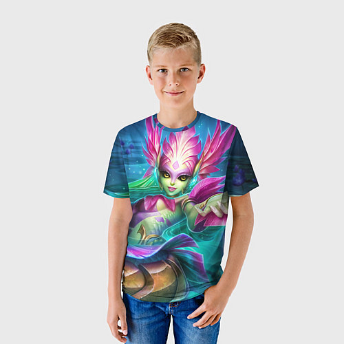 Детская футболка Nami: LoL / 3D-принт – фото 3