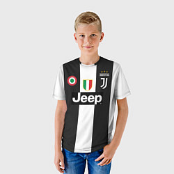 Футболка детская FC Juventus 18-19, цвет: 3D-принт — фото 2