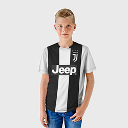 Футболка детская FC Juventus: Home 18-19, цвет: 3D-принт — фото 2