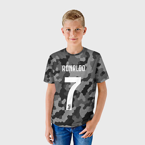 Детская футболка Ronaldo 7: Camo Sport / 3D-принт – фото 3