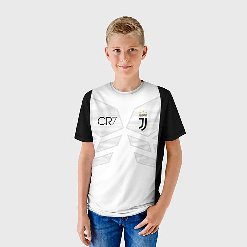 Детская футболка FC Juventus: CR7 18-19 / 3D-принт – фото 3