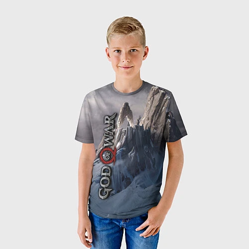 Детская футболка God of War: Winter / 3D-принт – фото 3