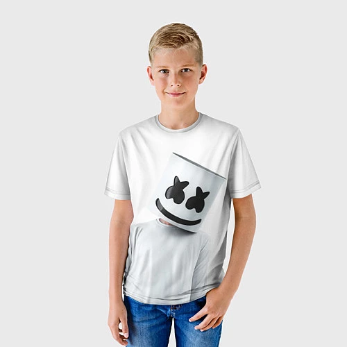 Детская футболка Marshmallow: White Only / 3D-принт – фото 3