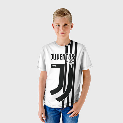 Детская футболка Exclusive: Juve Ronaldo / 3D-принт – фото 3
