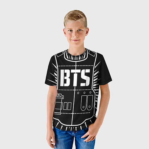 Детская футболка BTS ARMY / 3D-принт – фото 3
