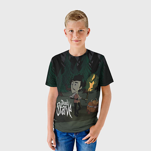Детская футболка Don't Starve: Night Forrest / 3D-принт – фото 3