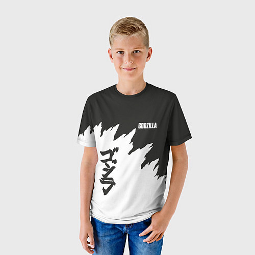 Детская футболка Godzilla: Light Style / 3D-принт – фото 3