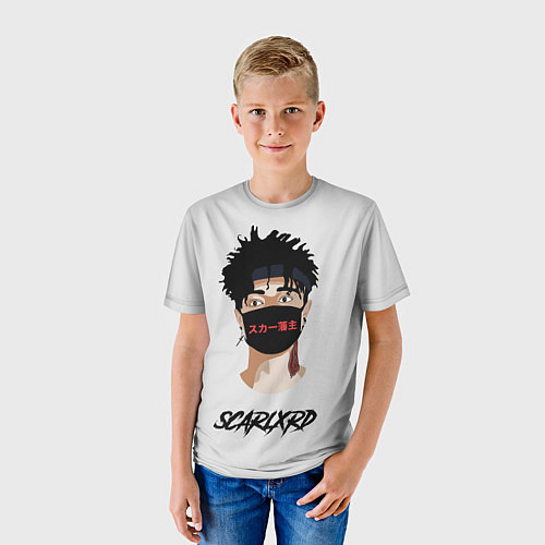 Детская футболка Scarlxrd Man / 3D-принт – фото 3