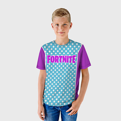 Детская футболка Fortnite Violet / 3D-принт – фото 3