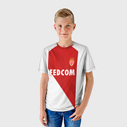 Футболка детская FC Monaco: Home 18-19, цвет: 3D-принт — фото 2