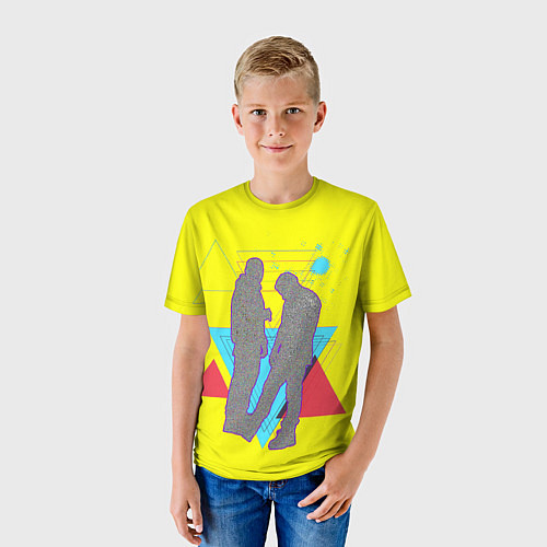 Детская футболка HammAli & Navai: Yellow Style / 3D-принт – фото 3