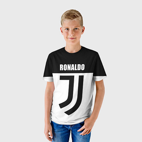 Детская футболка Ronaldo Juve / 3D-принт – фото 3