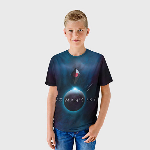 Детская футболка No Man’s Sky: Dark Space / 3D-принт – фото 3