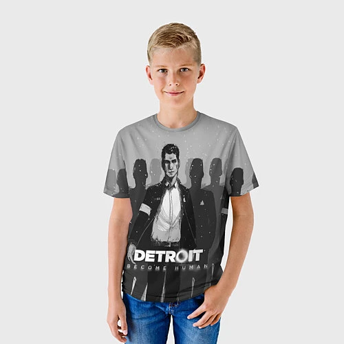 Детская футболка Detroit: Become Human / 3D-принт – фото 3