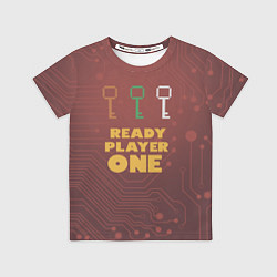 Футболка детская Ready player one, цвет: 3D-принт