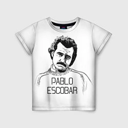 Футболка детская Pablo Escobar, цвет: 3D-принт