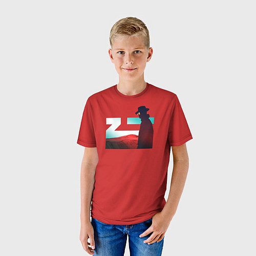 Детская футболка ZHU: Red Desert / 3D-принт – фото 3