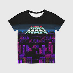 Футболка детская Megaman city, цвет: 3D-принт