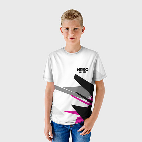 Детская футболка Metro Exodus: White Style / 3D-принт – фото 3