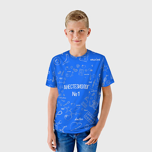 Детская футболка Анестезиолог №1 / 3D-принт – фото 3