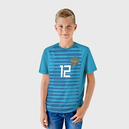 Детская футболка Lunev: Away WC 2018 / 3D-принт – фото 3