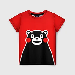 Футболка детская Kumamon Smile, цвет: 3D-принт