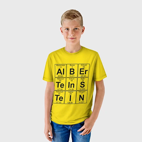 Детская футболка Альберт Эйнштейн / 3D-принт – фото 3