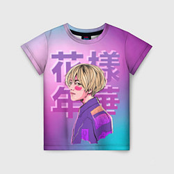 Футболка детская Taehyung BTS, цвет: 3D-принт