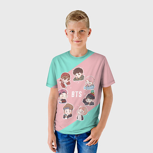 Детская футболка BTS Boys / 3D-принт – фото 3