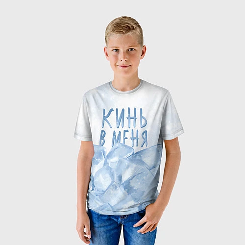 Детская футболка GONE Fludd - Кубик Льда / 3D-принт – фото 3