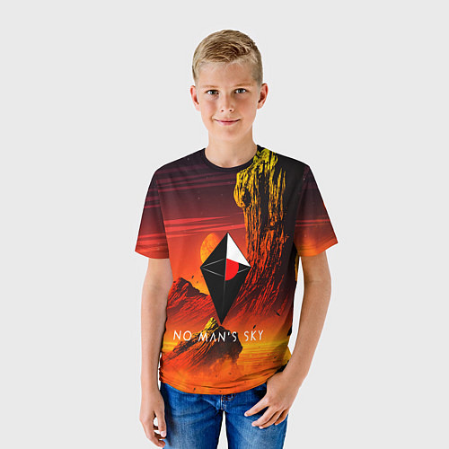 Детская футболка No Man's Sky: Red Dust / 3D-принт – фото 3