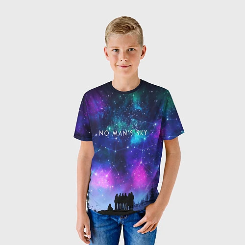 Детская футболка No Man's Sky: Space Vision / 3D-принт – фото 3