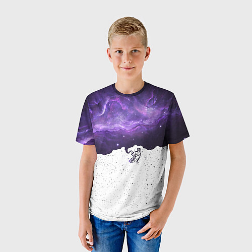 Детская футболка Fortnite: Llama Space / 3D-принт – фото 3