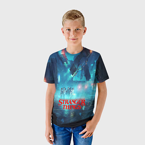 Детская футболка Stranger Things: Space Light / 3D-принт – фото 3
