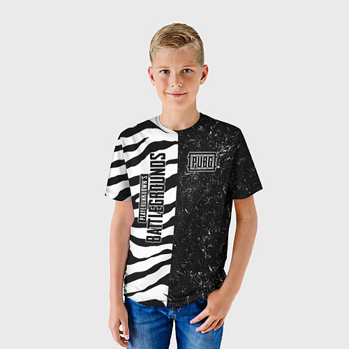Детская футболка PUBG: Zebras Lifestyle / 3D-принт – фото 3