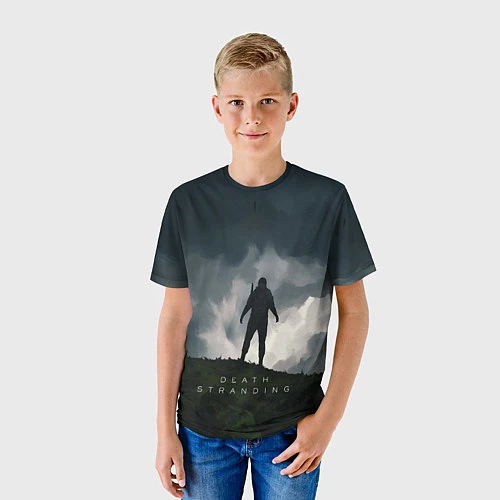 Детская футболка Death Stranding: One Soldier / 3D-принт – фото 3