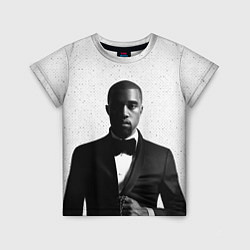 Футболка детская Kanye West: Halftone, цвет: 3D-принт