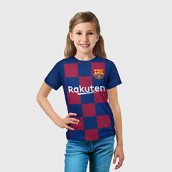 Футболка детская Messi home 19-20 season, цвет: 3D-принт — фото 2