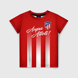 Футболка детская Aupa Atleti, цвет: 3D-принт