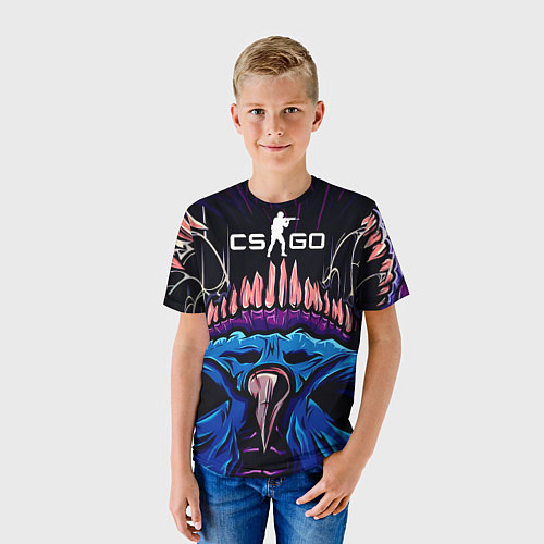 Детская футболка CS:GO Hyper Beast Skin / 3D-принт – фото 3