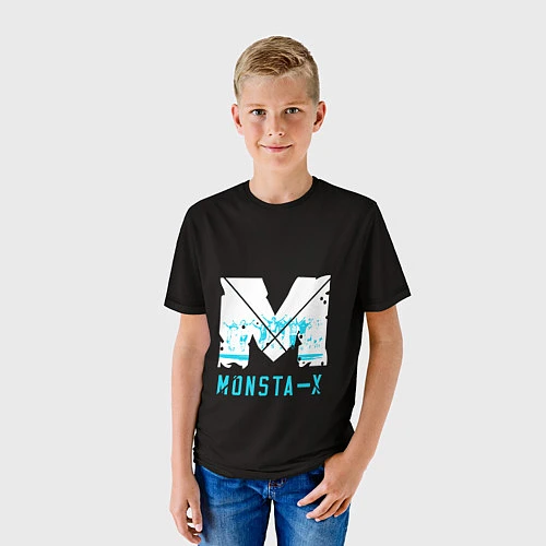 Детская футболка MONSTA X / 3D-принт – фото 3