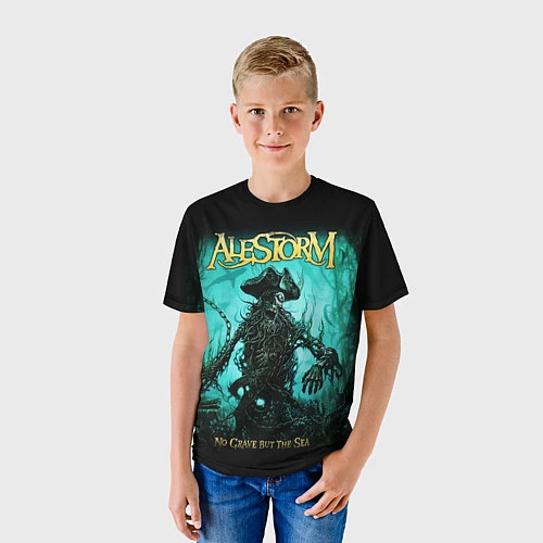 Детская футболка Alestorm: Death Pirate / 3D-принт – фото 3