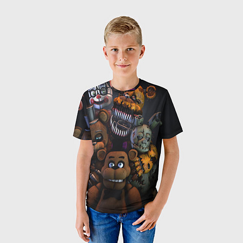 Детская футболка Five Nights at Freddy's / 3D-принт – фото 3