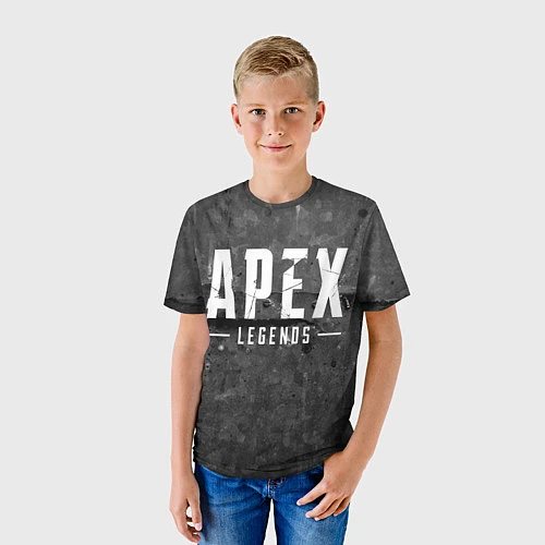 Детская футболка Apex Legends: Concrete Wall / 3D-принт – фото 3