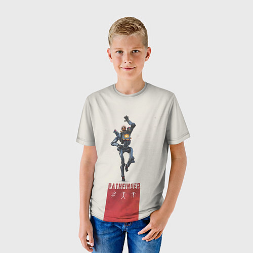 Детская футболка Apex Legends: Pathfinder / 3D-принт – фото 3