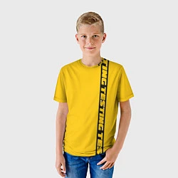 Футболка детская ASAP Rocky: Yellow Testing, цвет: 3D-принт — фото 2
